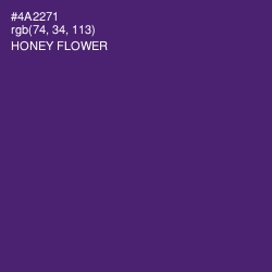 #4A2271 - Honey Flower Color Image